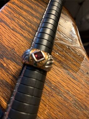 Vintage Renaissance Ring Lsbeled (18KGE) 18 karat gold electric plated